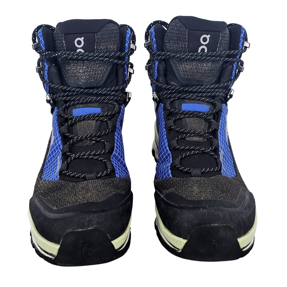 On Cloud Cloudrock 2 Waterproof Hiking Boots Blue Black 3WD10841198 Women's 8.5 - Picture 2 of 8